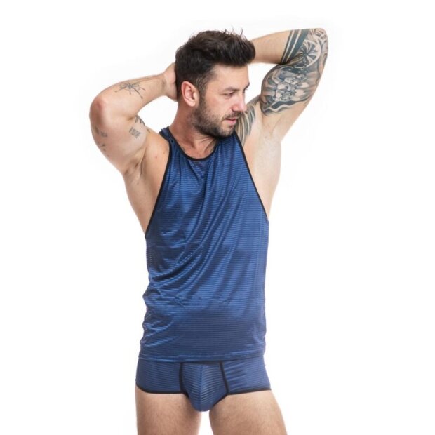 ANAIS Men Naval Top blau S - XL