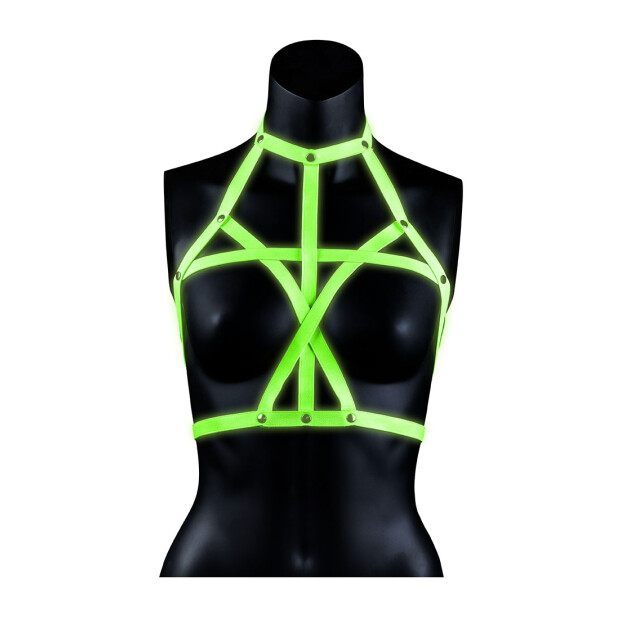 Bra Harness Glow in the Dark S/M