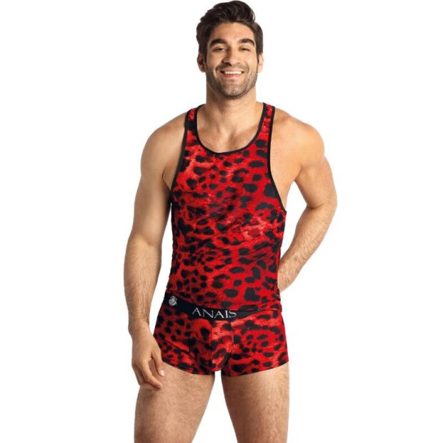 ANAIS Men Savage Top mit Animalprint S - XL