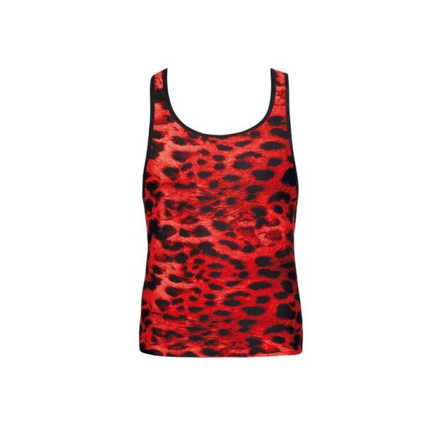 ANAIS Men Savage Top mit Animalprint S - XL