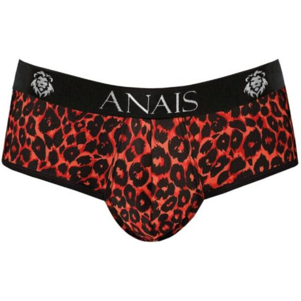 ANAIS Men Tribal Jockslip avec imprimé animalier rouge S