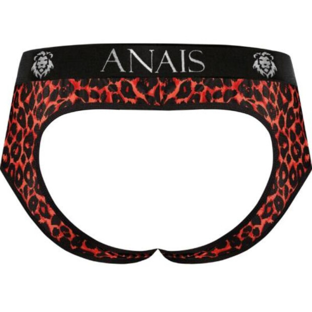 ANAIS Men Tribal Jockslip avec imprimé animalier rouge S