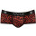 ANAIS Men Tribal shorts with animal print red S