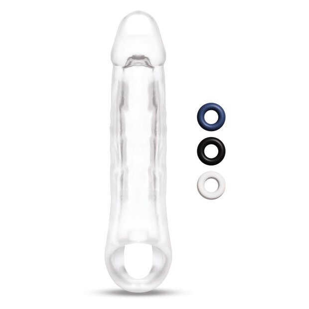 Size Up Clear View Penis Extender with Ball Loop Girthy