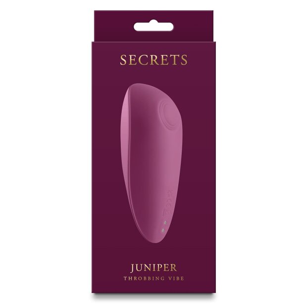 NS Novelties Secrets Juniper Red Druckwellen Vibrator Pink Rot 11,9 cm