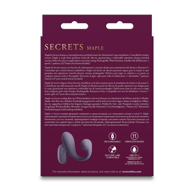 NS Novelties Secrets Maple Purple