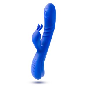 Blush Harper Midnight Rabbit Vibrator Blau 22,2 cm