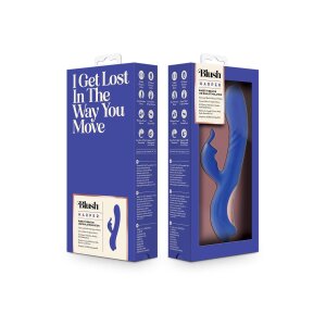 Blush Harper Midnight Rabbit Vibrator Blau 22,2 cm