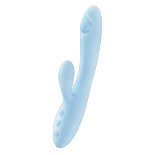 Blush Play with me Moondust Magic Blue Vibrator Blau 21 cm