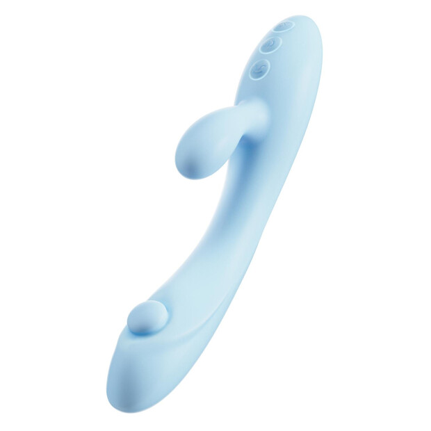 Blush Play with me Moondust Magic Blue Vibrator Blau 21 cm