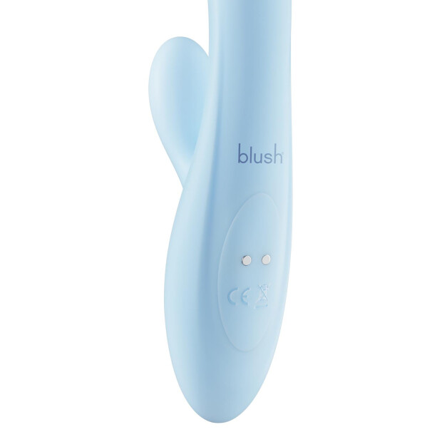 Blush Play with me Moondust Magic Blue Vibrator Blau 21 cm
