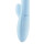 Blush Play with me Moondust Magic Blue Vibrator Blau 21 cm