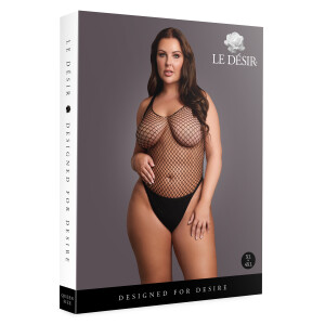Le Désir Body with Fishnet Structure - OSX - Black