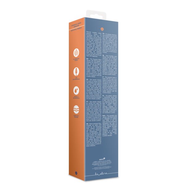 Loveline Powerful Wand Vibrator with Still Handle Wand Massager Blau 29,5 cm