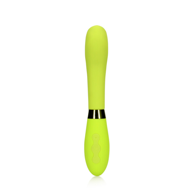 Loveline Silicone G-Spot Vibrator Lime Passion Gelb 11,00 cm ⌀ 3,60 cm