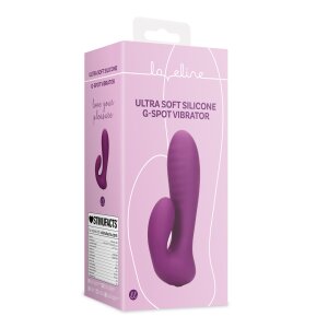 Loveline Ultra Soft Silicone G-Spot Vibrator Lila 10 cm ⌀...