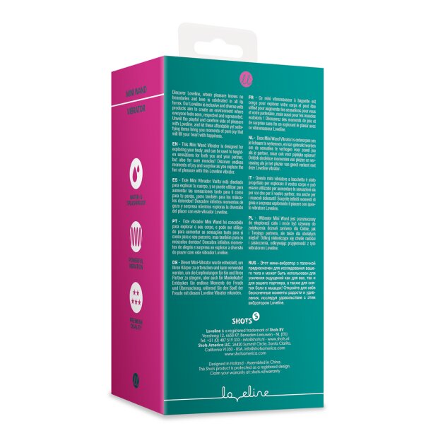 Loveline Mini Wand vibrante - Ancient Sea