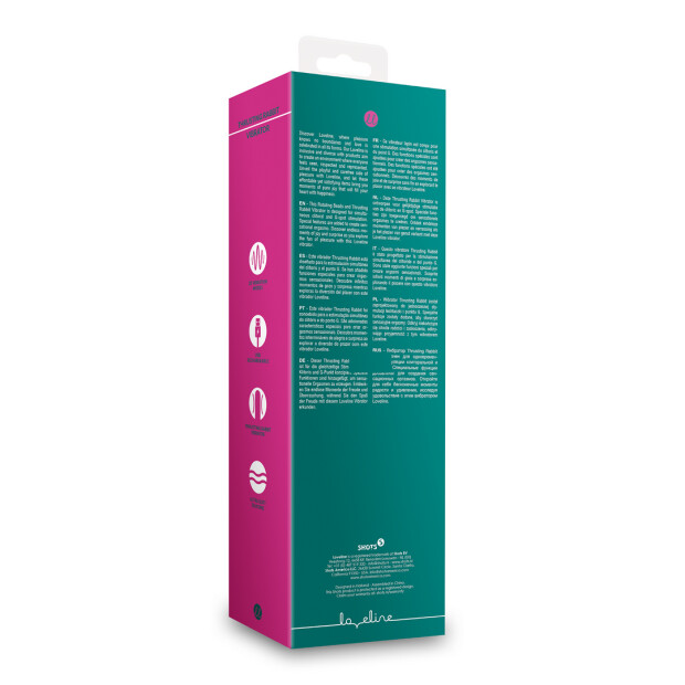 Loveline Thrusting Rabbit Vibrator Ancient Sea Türkis 10,10 cm ⌀ 3,40 cm