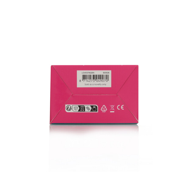 Loveline Thrusting Rabbit Vibrator Ancient Sea Türkis 10,10 cm ⌀ 3,40 cm