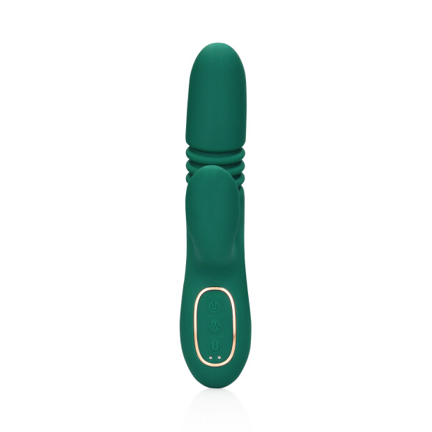 Loveline Thrusting Rabbit Vibrator Ancient Sea Türkis 10,10 cm ⌀ 3,40 cm