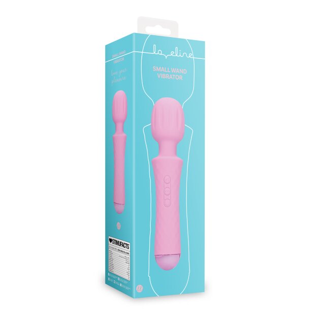 Loveline Small Wand Vibrator - Exotic Fucshsia