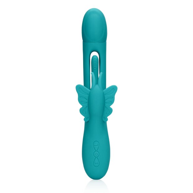 Loveline Flapping G-Spot Butterfly Vibrator Türkis 14,2 cm ⌀ 4,4 cm