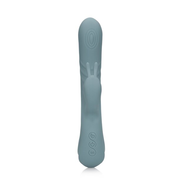 Loveline Fingering Motion Rabbit Vibrator Grau 11,7 cm ⌀ 3,9 cm