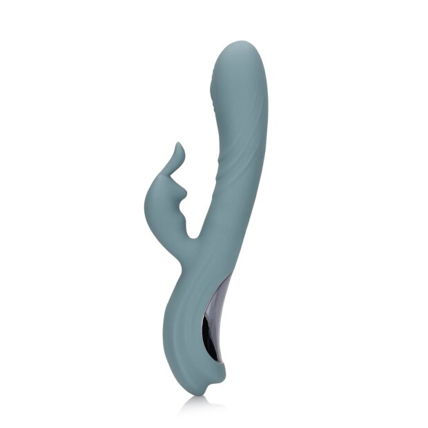 Loveline Fingering Motion Rabbit Vibrator Grau 11,7 cm ⌀ 3,9 cm