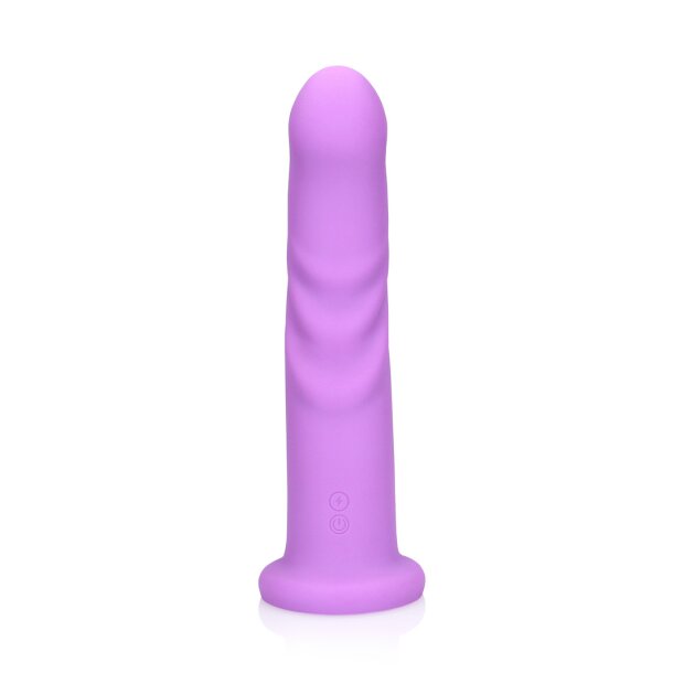 Loveline Ultra Soft Silicone Rotating G-Spot Vibrator - Lavender