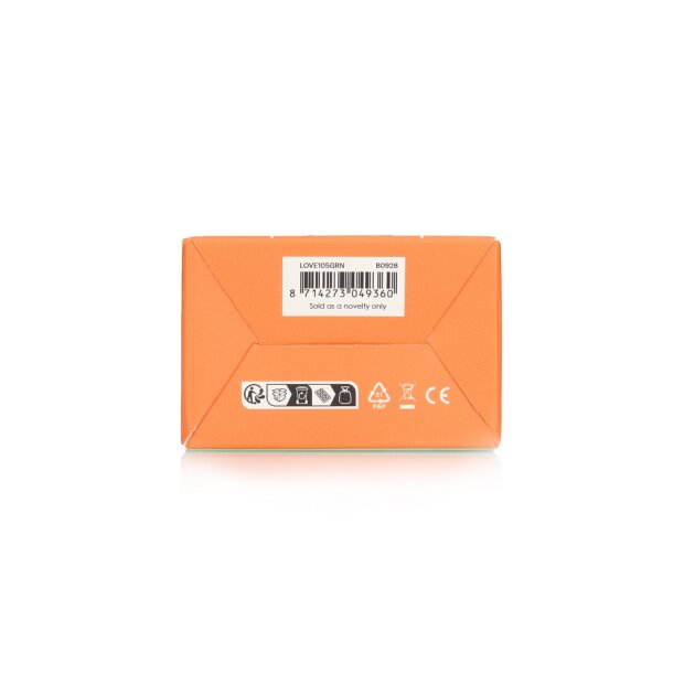 Loveline Ribbed Mini Vibrator Vibrator Grün 12,2 cm