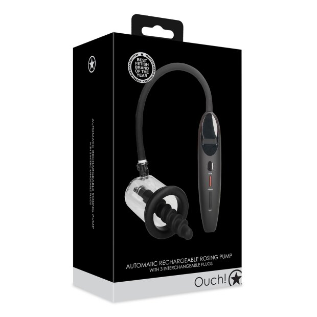 Automatic Reachargeable Rosing Pump Black