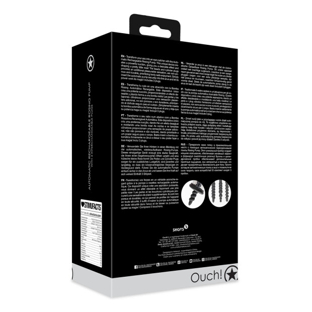 Automatic Reachargeable Rosing Pump Black