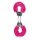 Furry Metal Hand Cuffs Pink