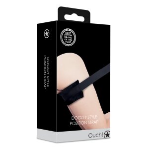Shots - Ouch! Position en levrette Strap - Noir