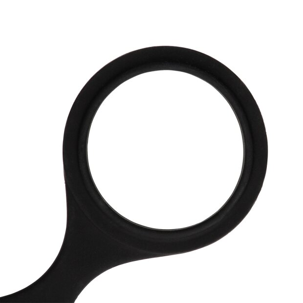 Shots - Ouch!  Silikon-Handfesseln - Schwarz