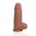 RealRock Extra Thick Straight with Balls 10 / 25,4 cm Tan
