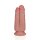 RealRock Two in One Dildo 5/6 - 12,7/15,2 cm Flesh