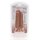 RealRock Two in One Doppeldildo Braun 15,2 cm
