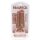 RealRock Two in One Doppeldildo Braun 15,2 cm