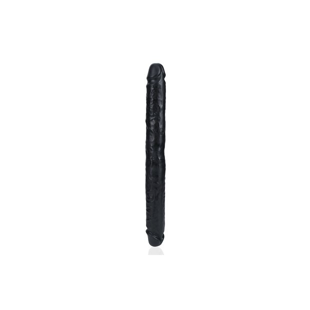 RealRock Slim Double Ended Dong Doppeldildo Schwarz 35,6 cm