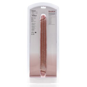 RealRock Slim Double Ended Dong 14 / 35,6 cm - Tan