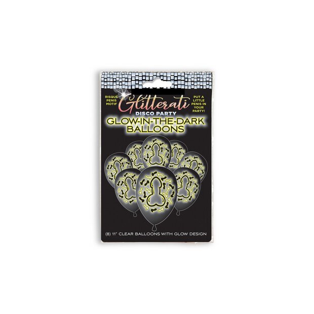Glitteratti Penis Glow Balloons