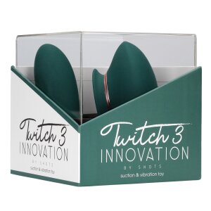 Twitch 3 - Vibromasseur rechargeable et succion - Vert...