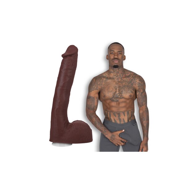 Doc Johnson Signature Cocks Pressure Dildo Braun 25 cm ⌀ 4,1 cm
