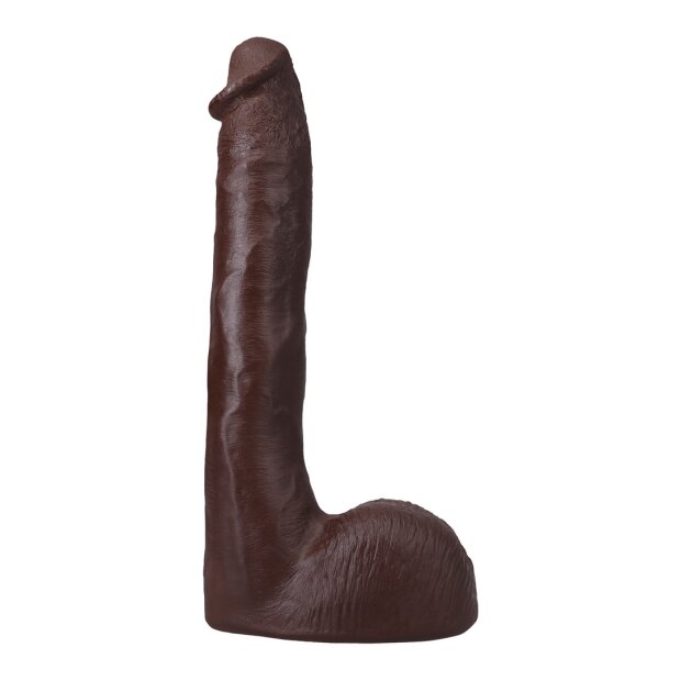 Doc Johnson Signature Cocks Pressure Dildo Braun 25 cm ⌀ 4,1 cm