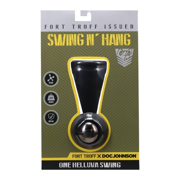 Doc Johnson Swing N Hang - Ball Stretcher - Black