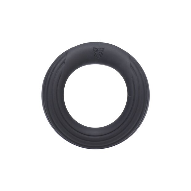 Doc Johnson Rev Cock Throbber - Vibrating Cockring - Large - Black