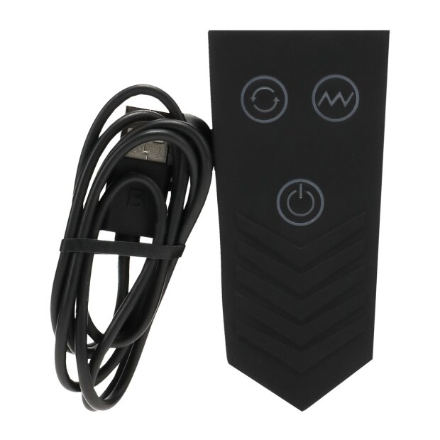 Doc Johnson Robo Rimmer X Vibrating Plug Analplug Schwarz ⌀ 6,1 cm