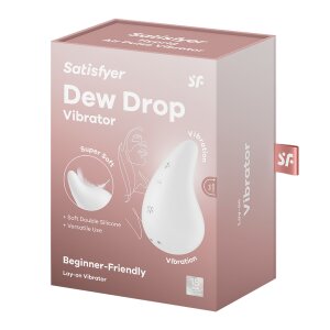 Satisfyer Dew Drop Lay-on Vibrator Weiß