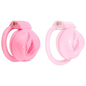 Men Army Chastity Cage Sissy Small Rosa